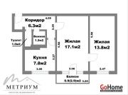 Купить 2-комнатную квартиру, Минск, Коласа ул., 52 (Первомайский район) Минск