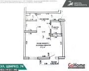 Купить 1-комнатную квартиру, Минск, Виталия Цвирко ул., 74 (Советский район) Минск