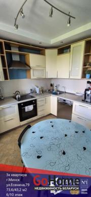 Купить 3-комнатную квартиру, Минск, Есенина ул., 79 (Московский район) Минск