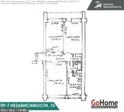 Купить 3-комнатную квартиру, Минск, Независимости просп., 76 (Первомайский район) Минск