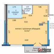 Купить 1-комнатную квартиру, Минск, Ратомская, 34 (Центральный район) Минск
