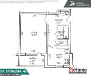 Купить 1-комнатную квартиру, Минск, Громова ул., 46 (Московский район) Минск