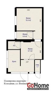 Купить 3-комнатную квартиру, Колодищи, Военный городок 132 Колодищи