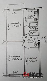 Купить 3-комнатную квартиру, Минск, Ландера, 16 (Октябрьский район) Минск