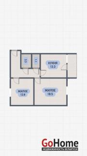 Купить 2-комнатную квартиру, Брест, Лейтенанта Рябцева ул. Брест