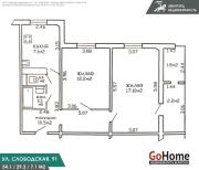 Купить 2-комнатную квартиру, Минск, Слободская ул., 91 (Московский район) Минск