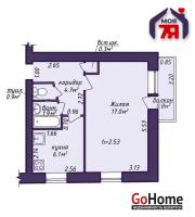 Купить 1-комнатную квартиру, Молодечно, Волынца ул., 6/А Молодечно