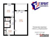 Купить 1-комнатную квартиру, Минск, Якубова ул., 66/4 (Ленинский район) Минск