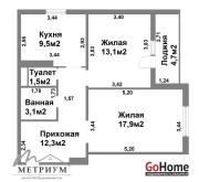 Купить 2-комнатную квартиру, Минск, Ангарская ул., 17/А (Заводской район) Минск