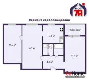Купить 3-комнатную квартиру, Минск, Куйбышева ул., 44 (Советский район) Минск