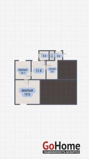 Купить 2-комнатную квартиру, Жабинка Жабинка