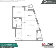 Купить 4-комнатную квартиру, Минск, Жореса Алфёрова ул., 14 (Октябрьский район) Минск