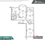 Снять 3-комнатную квартиру, Минск, Киреева, 23 Минск