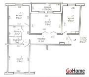 Купить 3-комнатную квартиру, Минск, Кунцевщина, 31 (Фрунзенский район) Минск