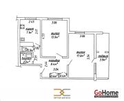 Купить 2-комнатную квартиру, Минск, Ландера ул., 72/3 (Октябрьский район) Минск