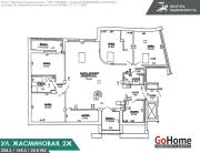 Купить 4-комнатную квартиру, Минск, Жасминовая ул., 2/Ж (Партизанский район) Минск