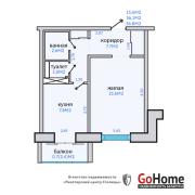 Купить 1-комнатную квартиру, Минск, Некрасова, 28 (Советский район) Минск