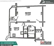 Купить 1-комнатную квартиру, Минск, Скрипникова ул., 3 (Фрунзенский район) Минск