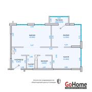 Купить 2-комнатную квартиру, Минск, Михаила Савицкого, 8 (Октябрьский район) Минск