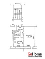 Купить 1-комнатную квартиру, Барановичи, Ленина, 26 Барановичи