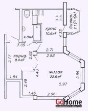 Снять 1-комнатную квартиру, Минск, ул. Лобанка, д. 78 (Фрунзенский район) Минск