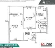 Купить 2-комнатную квартиру, Минск, Чайлытко ул., 22 (Фрунзенский район) Минск