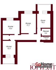 Купить 3-комнатную квартиру, Жабинка, Кирова Жабинка