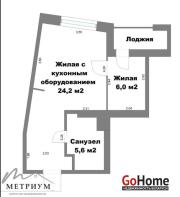 Купить 2-комнатную квартиру, Минск, Нововиленская ул., 45 (Центральный район) Минск