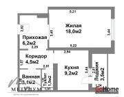 Купить 1-комнатную квартиру, Копище, Авиационная ул., 51 Копище