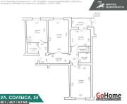 Купить 3-комнатную квартиру, Минск, Солтыса ул., 34 (Партизанский район) Минск