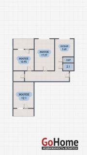 Купить 3-комнатную квартиру, Брест, Кирова ул. Брест