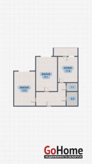 Купить 2-комнатную квартиру, Брест, Лейтенанта Рябцева ул. Брест