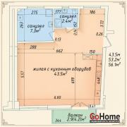 Купить 1-комнатную квартиру, Минск, Ратомская, 34 (Центральный район) Минск