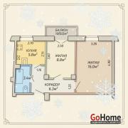 Купить 2-комнатную квартиру, Минск, Нахимова, 5 (Ленинский район) Минск