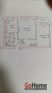 Купить 2-комнатную квартиру, Барановичи, 50 лет ВЛКСМ Барановичи