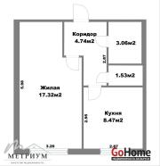 Купить 1-комнатную квартиру, Минск, Жилуновича ул., 27(Заводской район) Минск