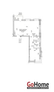 Купить 2-комнатную квартиру, Минск, Савицкого ул., 22 (Октябрьский район) Минск