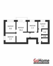 Купить 4-комнатную квартиру, Брест, Купалы ул. Брест