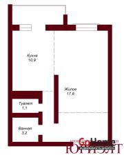 Купить 1-комнатную квартиру, Брест, ул. Рябцева, д. Брест