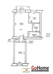 Купить 2-комнатную квартиру, Минск, Волоха ул., 59 (Московский район) Минск