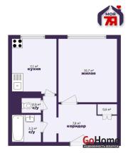 Купить 1-комнатную квартиру, Солигорск, Константина Заслонова ул., 81 Солигорск