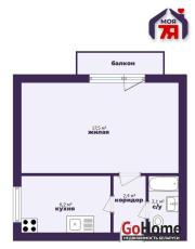 Купить 1-комнатную квартиру, Минск, Жилуновича ул., 33 (Заводской район) Минск