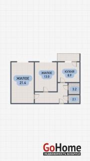 Купить 2-комнатную квартиру, Брест, Гоголя ул. Брест