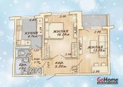 Купить 2-комнатную квартиру, Минск, Заславская, 17 (Центральный район) Минск