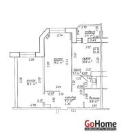 Купить 2-комнатную квартиру, Барановичи, Домейко, 23 Барановичи