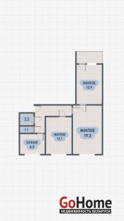 Купить 3-комнатную квартиру, Брест, Московская ул. Брест