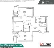 Купить 3-комнатную квартиру, Минск, Богдановича ул., 130 (Советский район) Минск