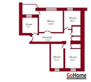 Купить 4-комнатную квартиру, Пинск, Центральная, 6 Пинск