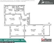 Купить 3-комнатную квартиру, Минск, Мирошниченко ул., 18/2 Минск