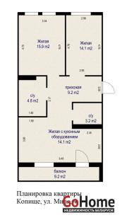 Купить 3-комнатную квартиру, Копище, Миля 4 Копище